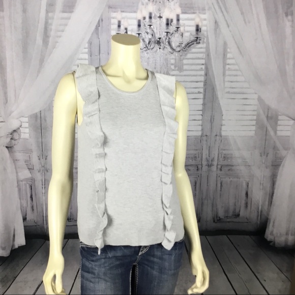 MADEWELL Heather Gray Top NWT - Picture 2 of 4